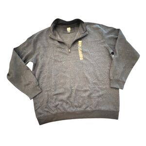 Mountainaire Long Sleeve Pullover Shirt 1/4 Zip Outdoor Fleece XXL Blue NEW Mens